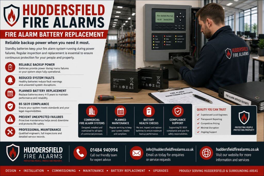 Fire Alarm Battery Replacement
